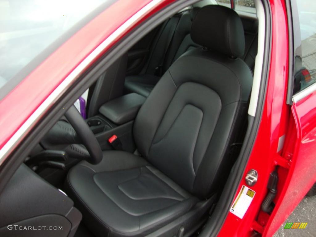 Black Interior 2009 Audi A4 2.0T Premium quattro Sedan Photo #27507067