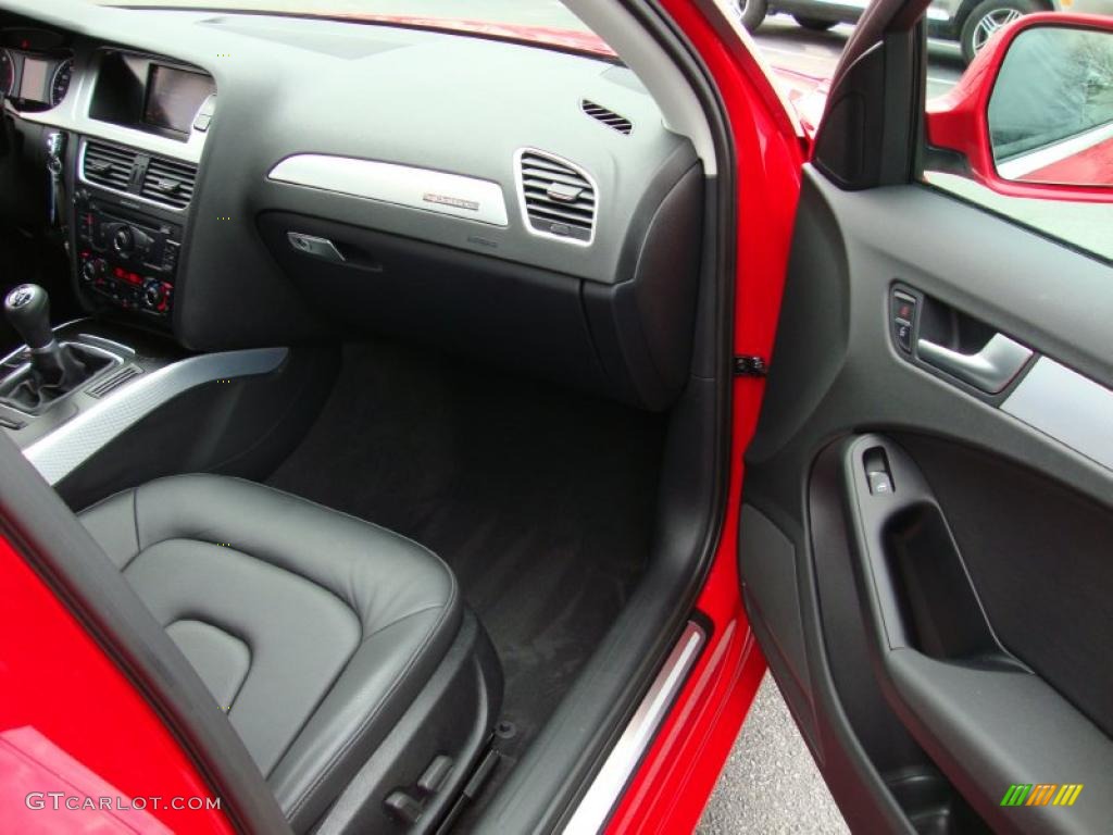 2009 A4 2.0T Premium quattro Sedan - Brilliant Red / Black photo #17