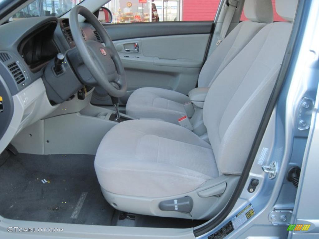 2008 Spectra EX Sedan - Ice Blue / Gray photo #8