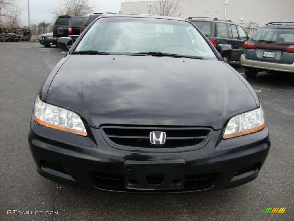 2002 Accord EX Coupe - Nighthawk Black Pearl / Charcoal photo #3