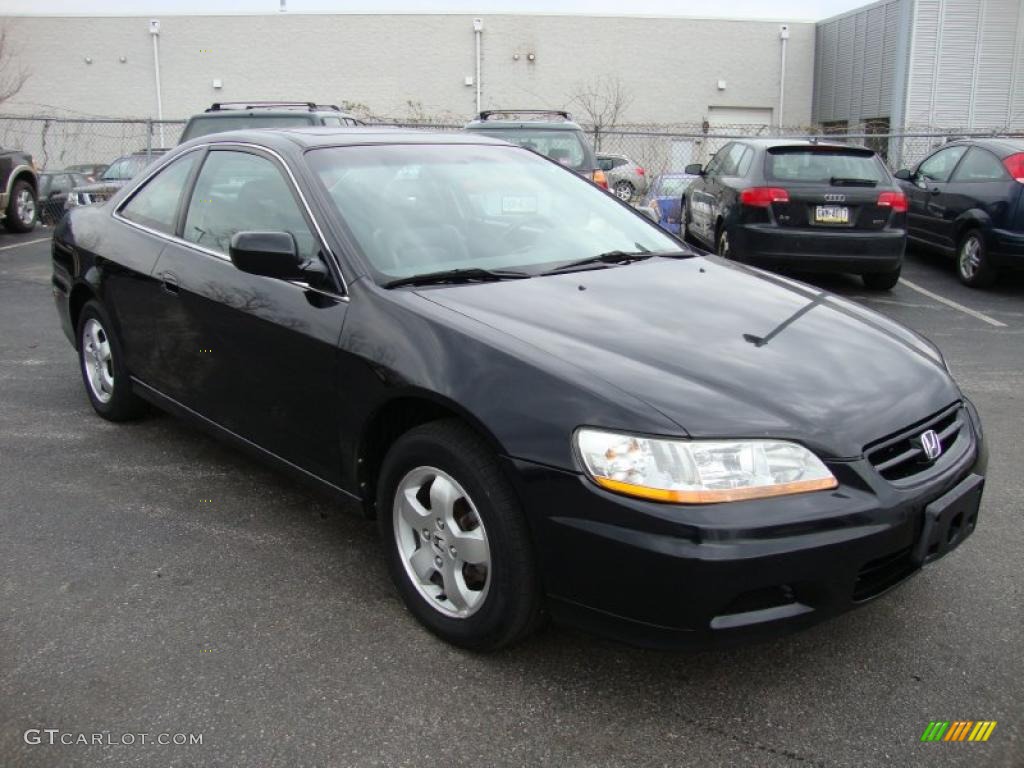 2002 Accord EX Coupe - Nighthawk Black Pearl / Charcoal photo #4