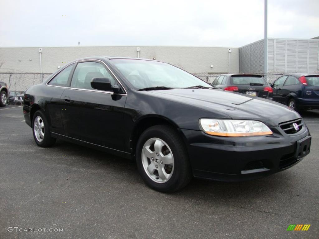 2002 Accord EX Coupe - Nighthawk Black Pearl / Charcoal photo #5