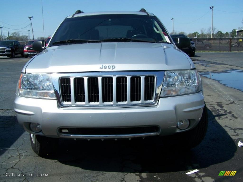 2004 Grand Cherokee Limited 4x4 - Bright Silver Metallic / Dark Slate Gray photo #1