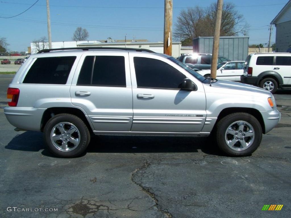 2004 Grand Cherokee Limited 4x4 - Bright Silver Metallic / Dark Slate Gray photo #4