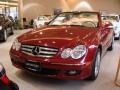 2008 Storm Red Metallic Mercedes-Benz CLK 350 Cabriolet  photo #2