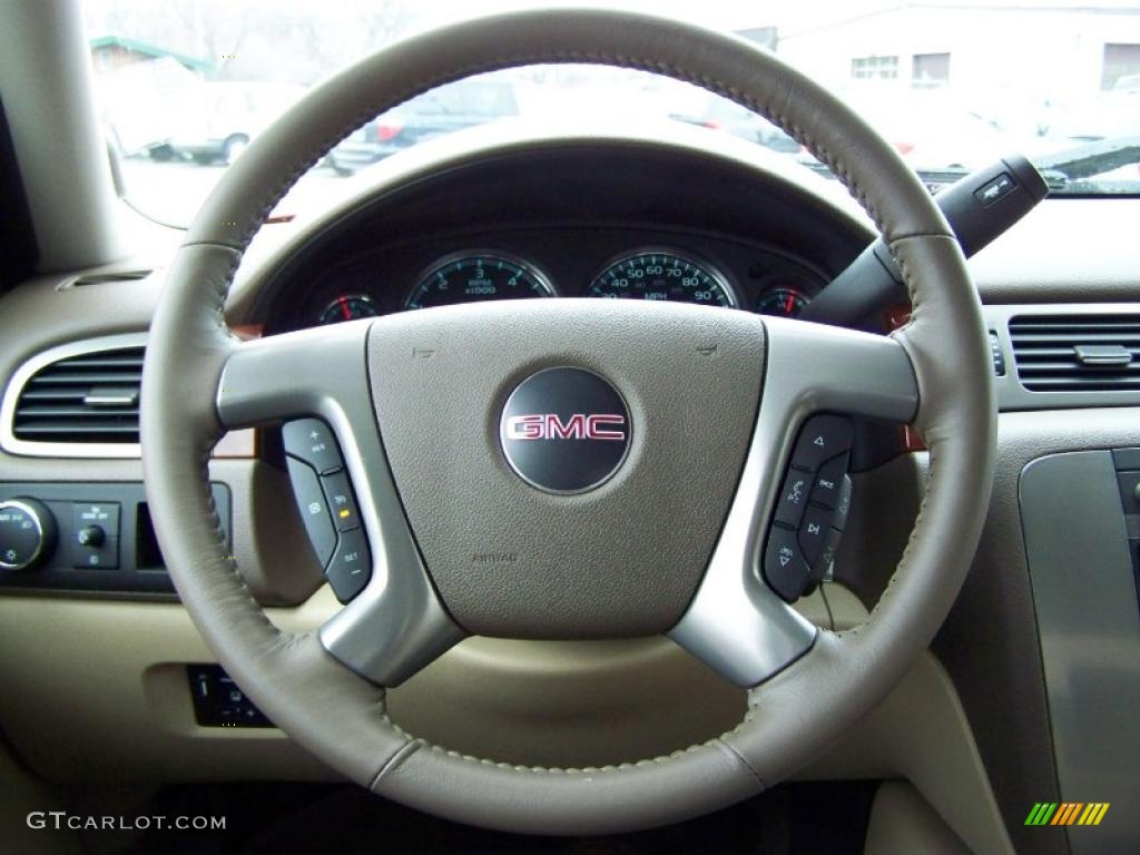 2010 Sierra 1500 SLT Extended Cab - Fire Red / Very Dark Cashmere/Light Cashmere photo #23