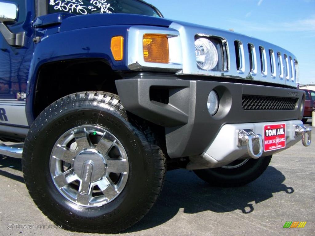 2009 H3  - All-Terrain Blue / Ebony/Pewter photo #2
