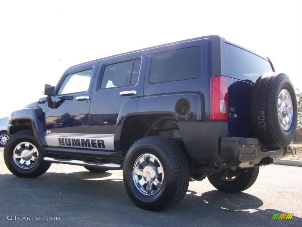2009 H3  - All-Terrain Blue / Ebony/Pewter photo #5