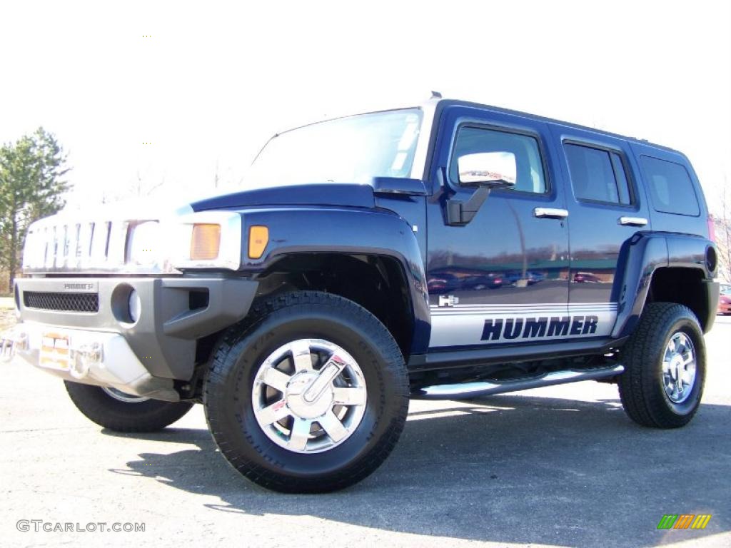 2009 H3  - All-Terrain Blue / Ebony/Pewter photo #6