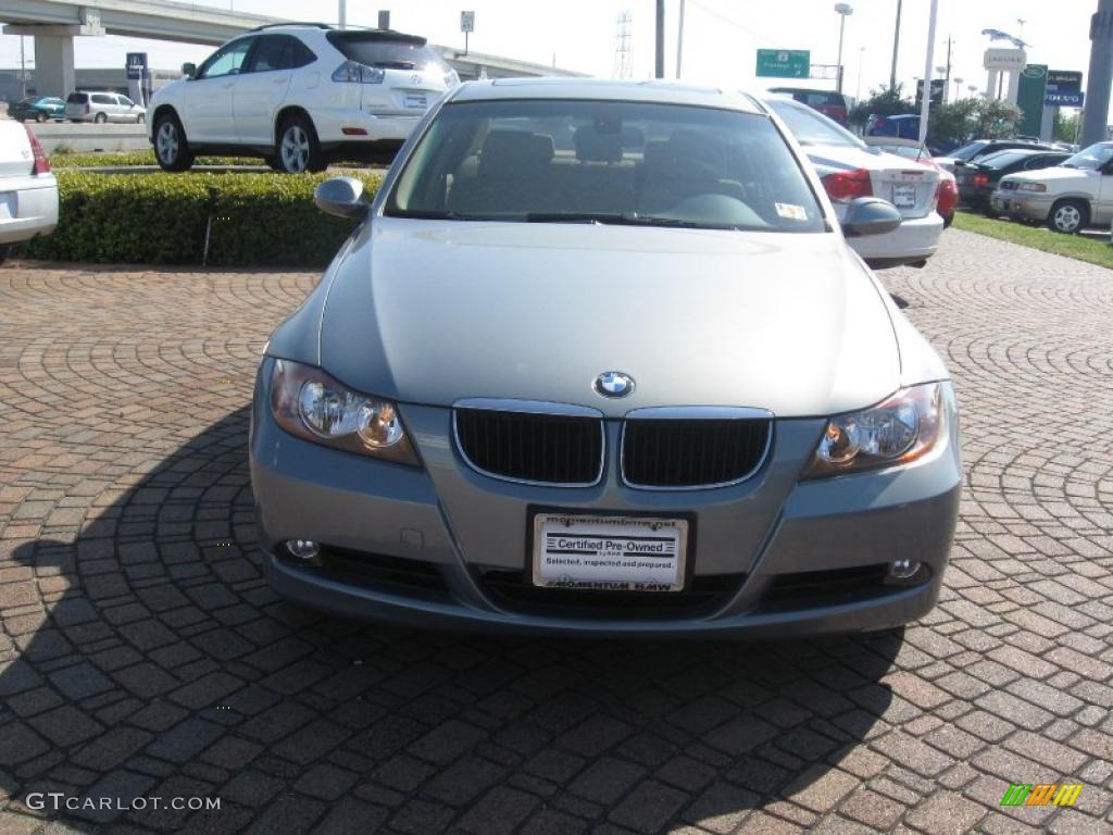 2007 3 Series 328i Sedan - Deep Green Metallic / Beige photo #2