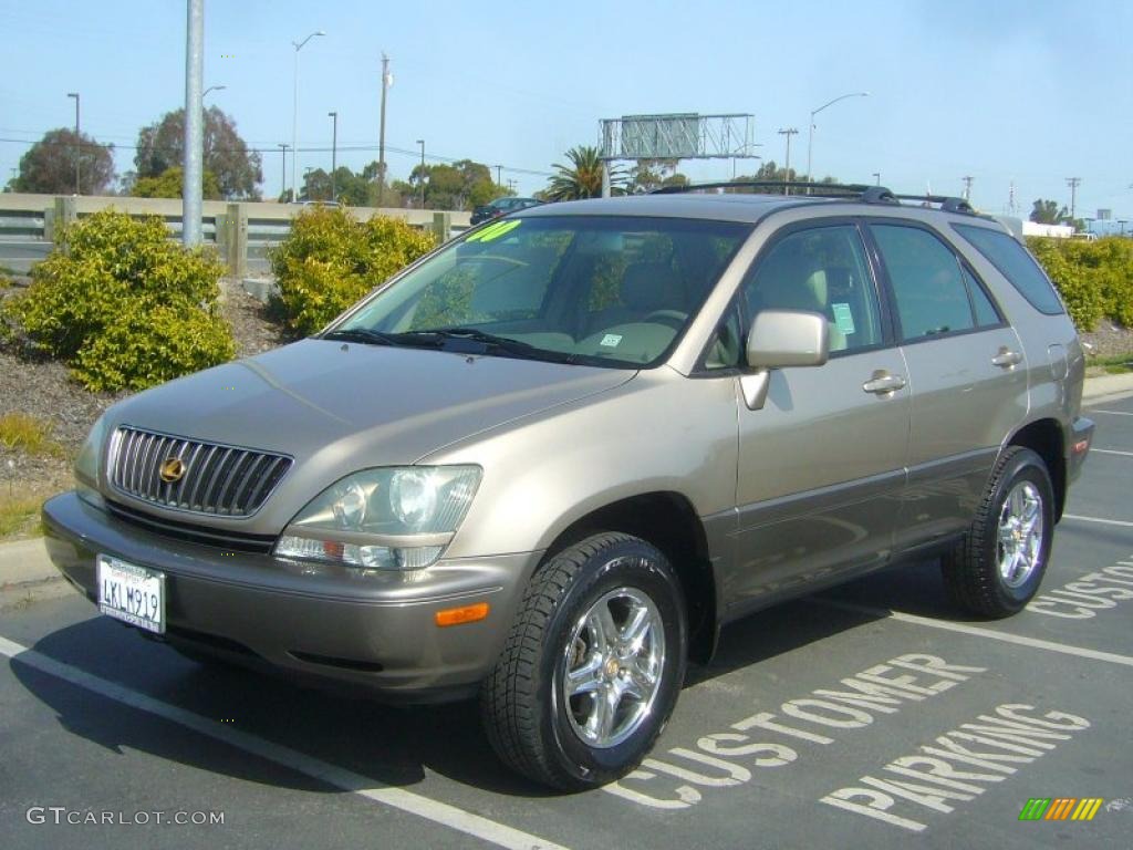 2000 RX 300 AWD - Burnished Gold Metallic / Ivory photo #1