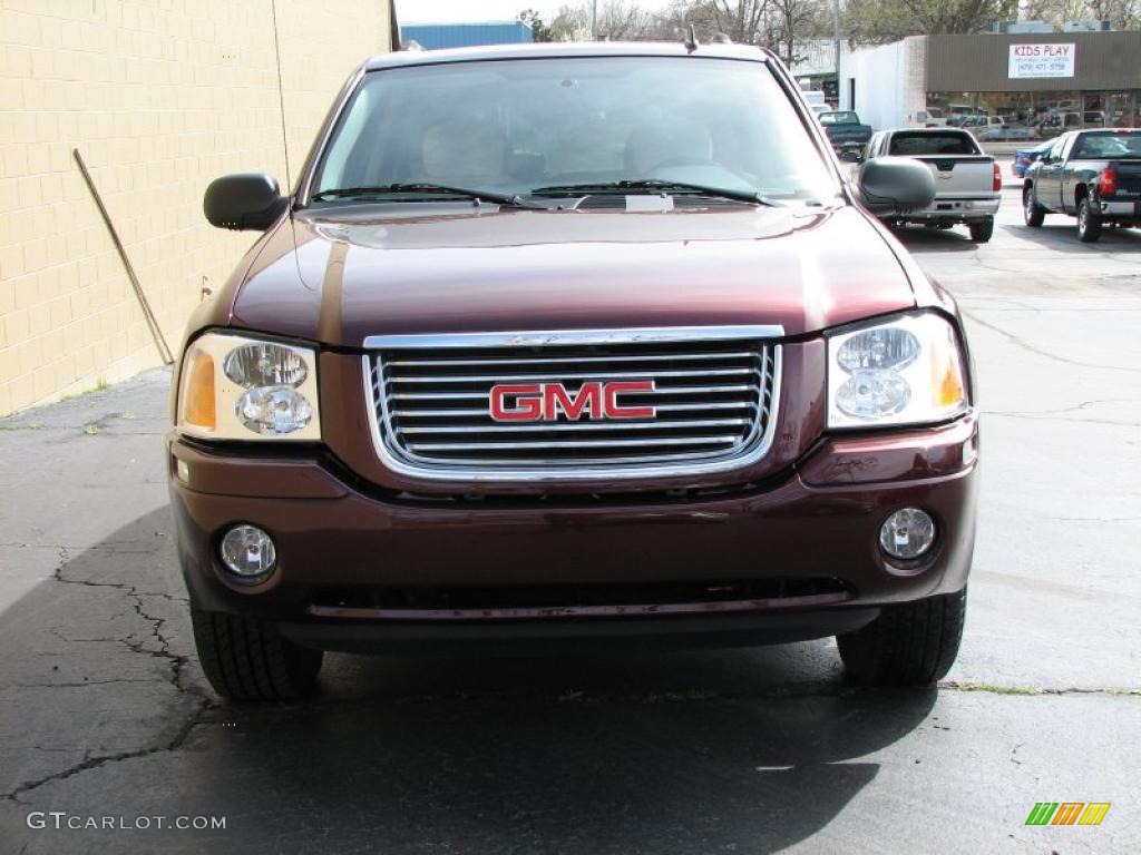 2007 Envoy SLE - Cranberry Red Metallic / Light Tan/Ebony photo #3