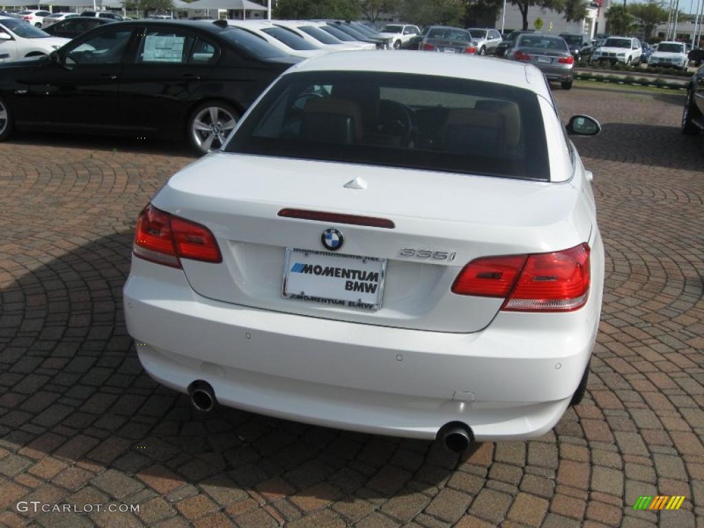 2008 3 Series 335i Convertible - Alpine White / Saddle Brown/Black photo #6