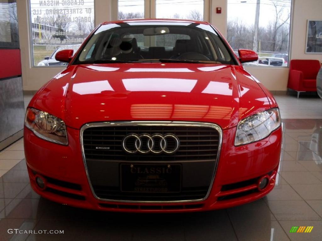 2005 A4 2.0T quattro Sedan - Brilliant Red / Ebony photo #5