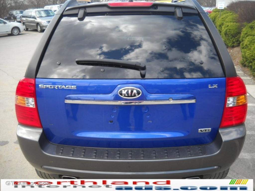 2007 Sportage LX V6 4WD - Smart Blue / Black photo #7