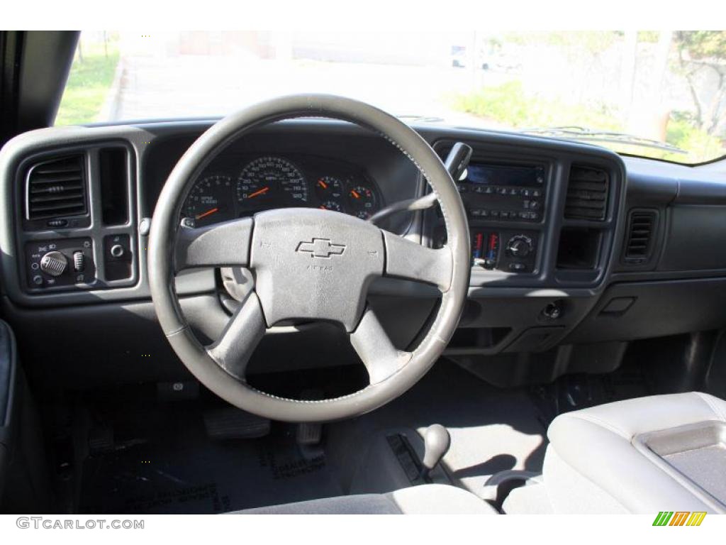 2005 Silverado 1500 LS Extended Cab 4x4 - Dark Gray Metallic / Medium Gray photo #63