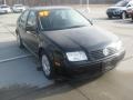 1999 Uni Black Volkswagen Jetta GLS Sedan  photo #4