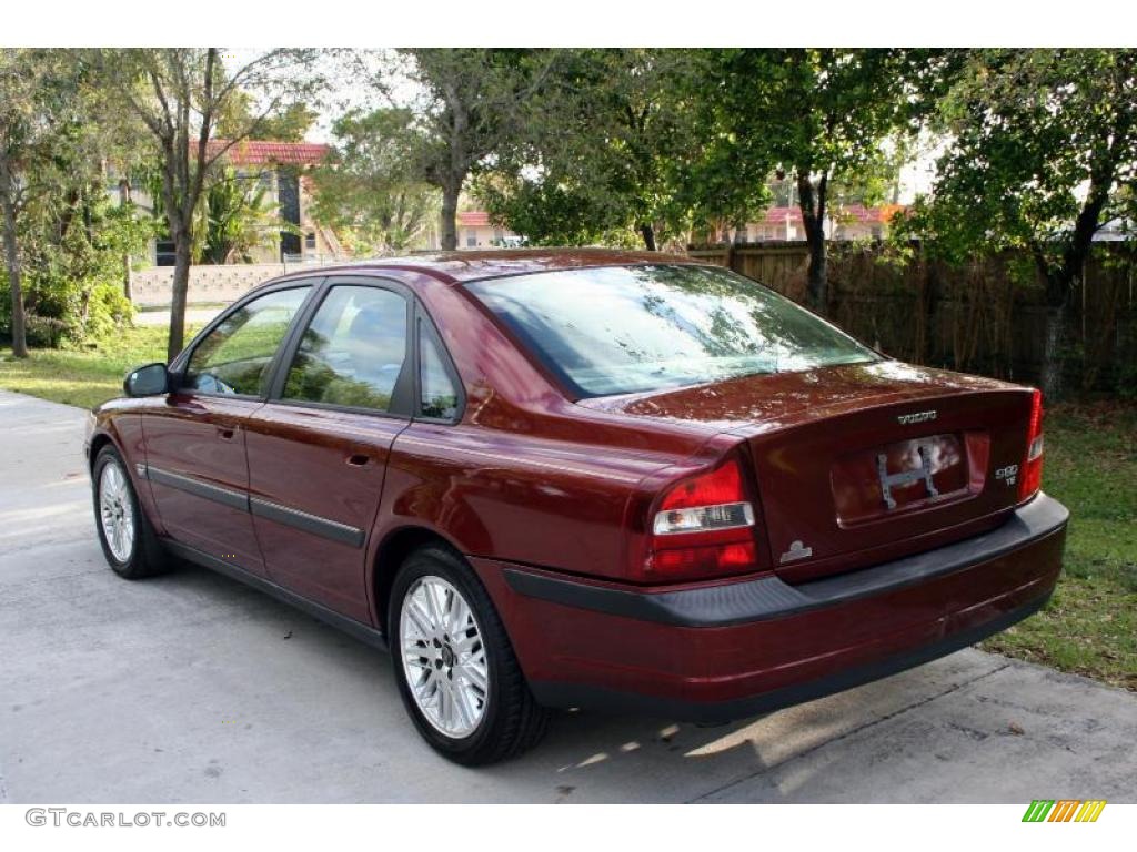 2001 S80 T6 - Venetian Red Metallic / Taupe/Light Taupe photo #6