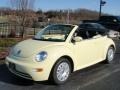Mellow Yellow 2005 Volkswagen New Beetle GL Convertible