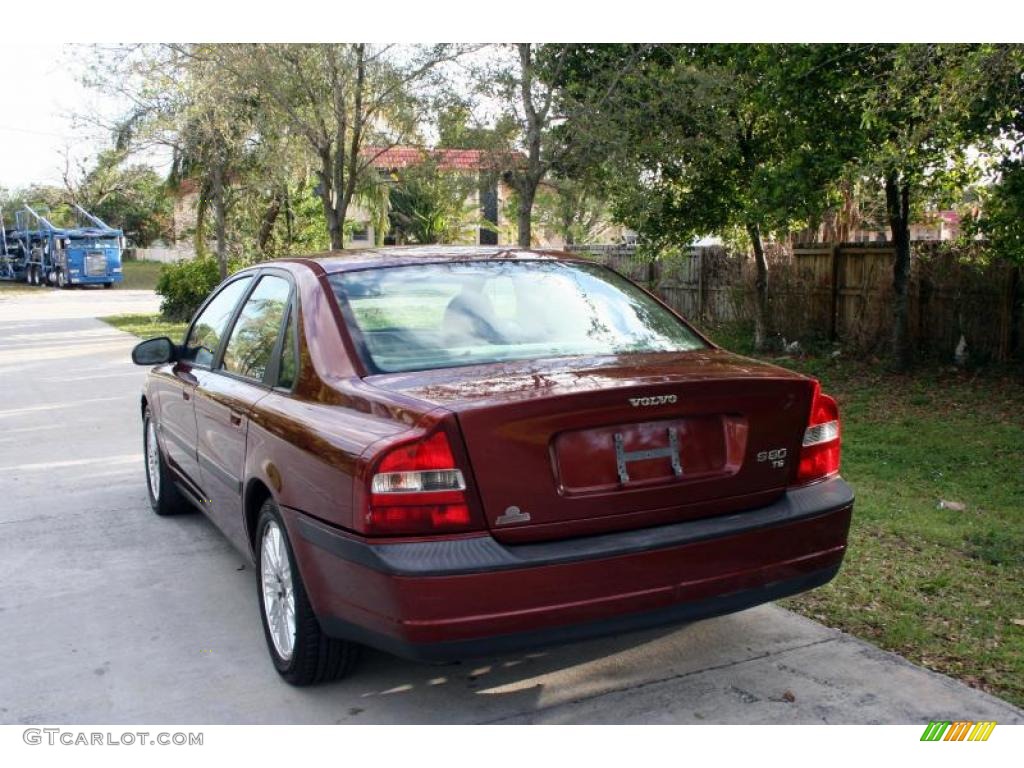 2001 S80 T6 - Venetian Red Metallic / Taupe/Light Taupe photo #7