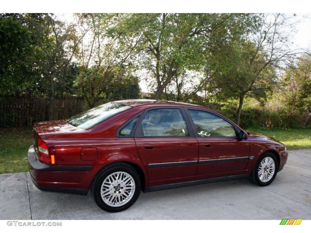 2001 S80 T6 - Venetian Red Metallic / Taupe/Light Taupe photo #10