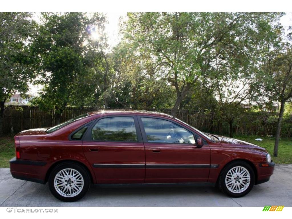 2001 S80 T6 - Venetian Red Metallic / Taupe/Light Taupe photo #11