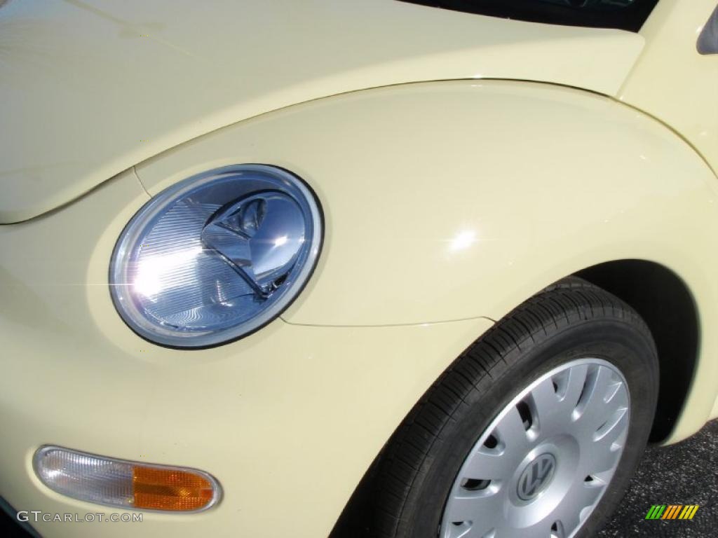 2005 New Beetle GL Convertible - Mellow Yellow / Black photo #7