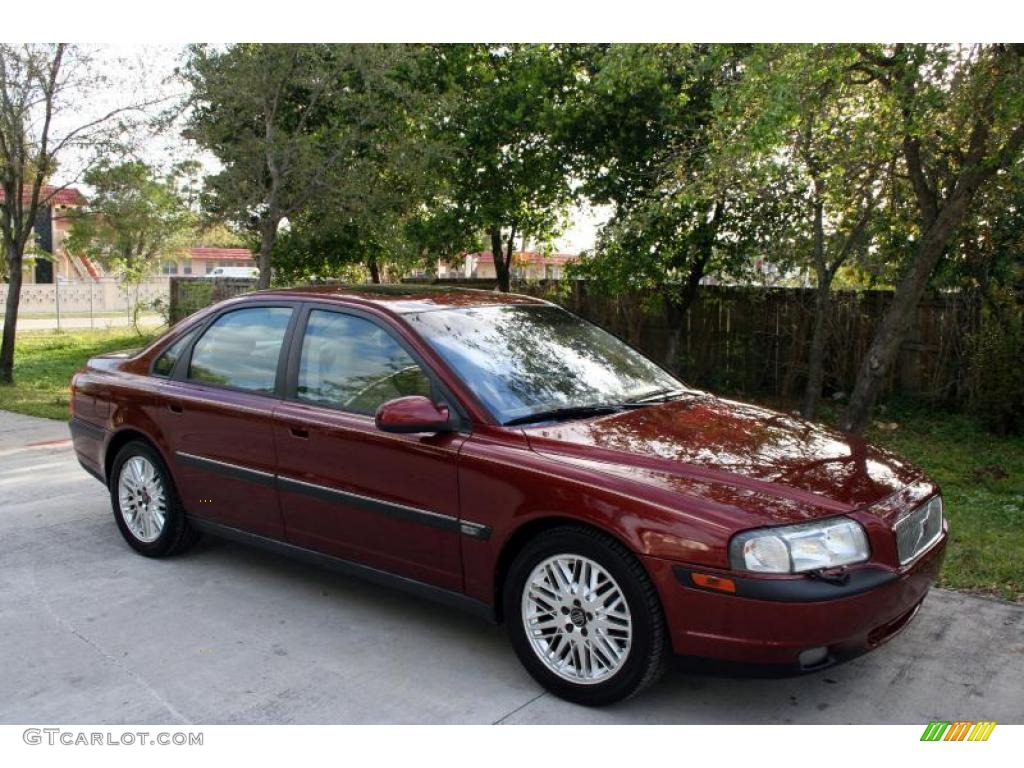 2001 S80 T6 - Venetian Red Metallic / Taupe/Light Taupe photo #13