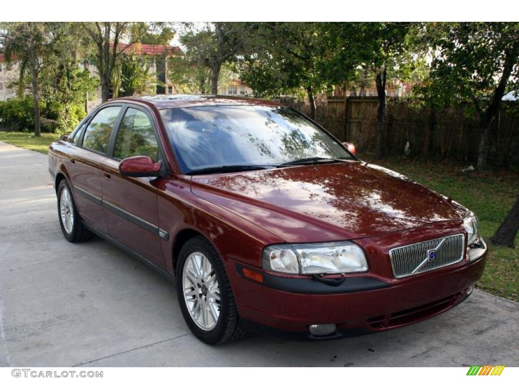 2001 S80 T6 - Venetian Red Metallic / Taupe/Light Taupe photo #14