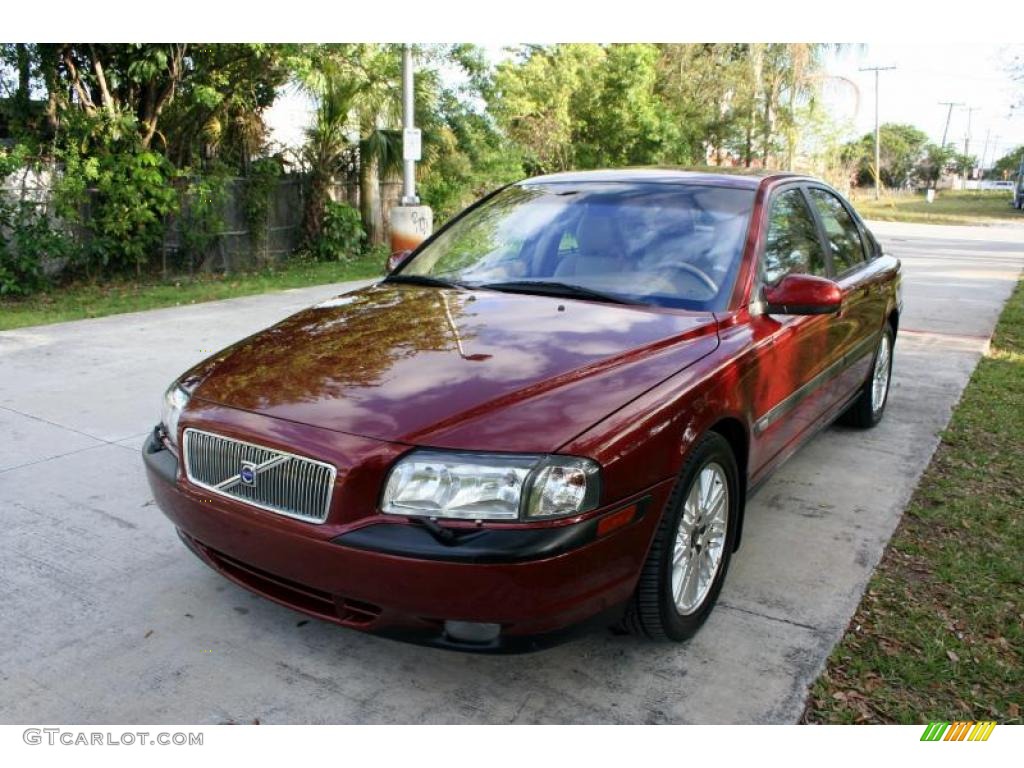 2001 S80 T6 - Venetian Red Metallic / Taupe/Light Taupe photo #18