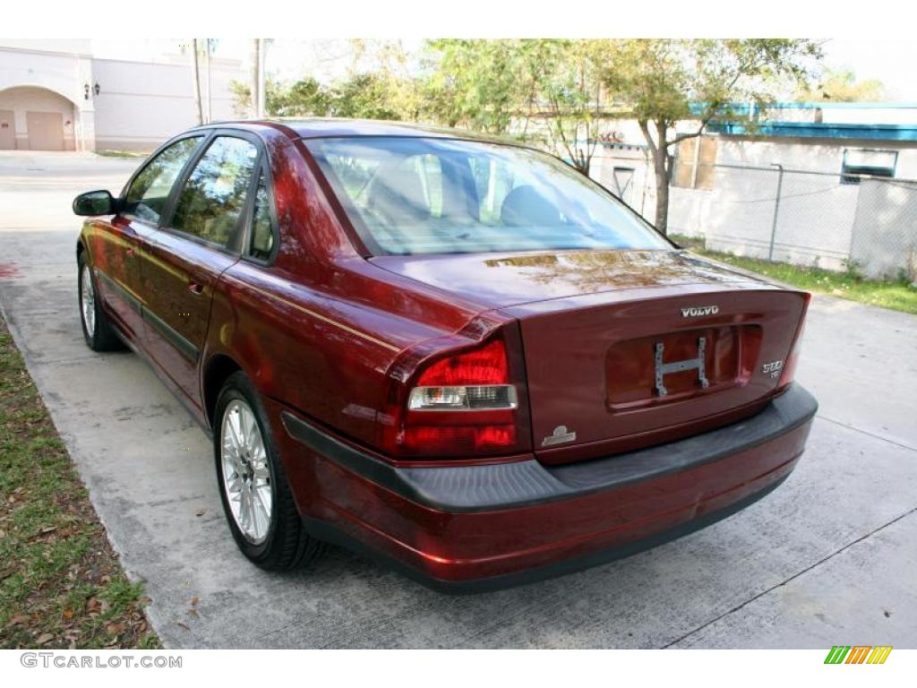 2001 S80 T6 - Venetian Red Metallic / Taupe/Light Taupe photo #19