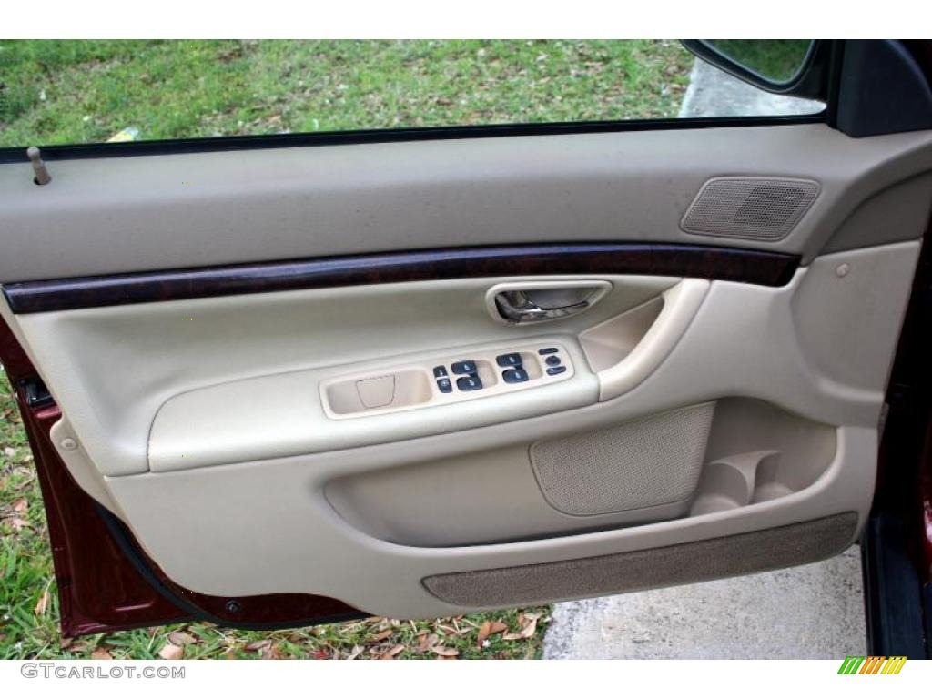 2001 S80 T6 - Venetian Red Metallic / Taupe/Light Taupe photo #29