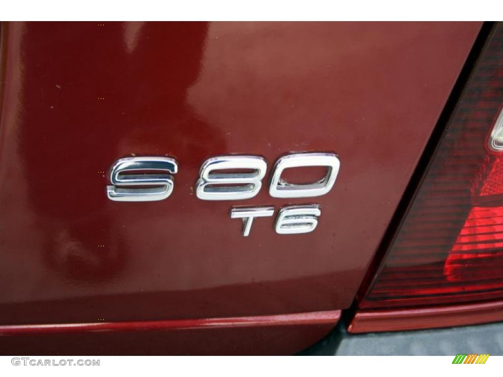 2001 S80 T6 - Venetian Red Metallic / Taupe/Light Taupe photo #74