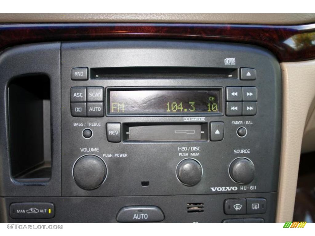 2001 S80 T6 - Venetian Red Metallic / Taupe/Light Taupe photo #76