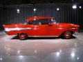 1957 Vermillion Red Chevrolet Bel Air Hard Top  photo #20