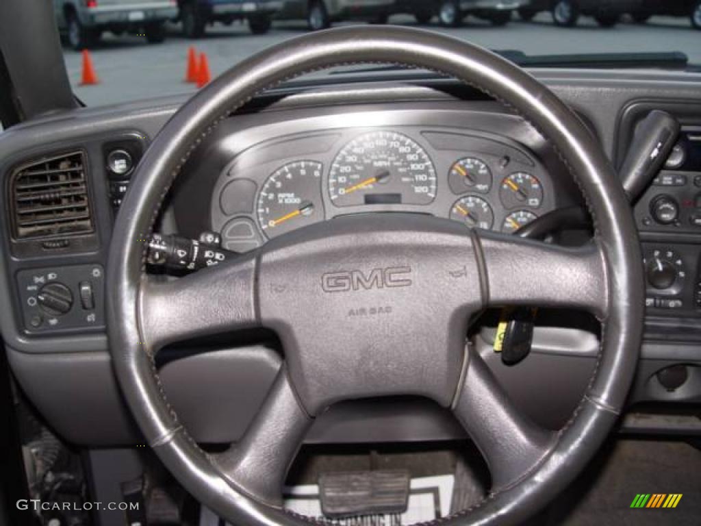 2005 Sierra 1500 SLE Crew Cab 4x4 - Onyx Black / Dark Pewter photo #12