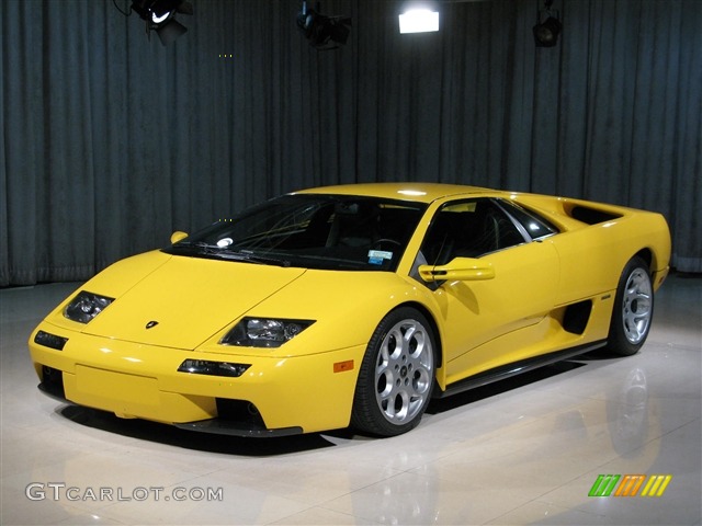 Yellow 2001 Lamborghini Diablo 6.0 Exterior Photo #275240