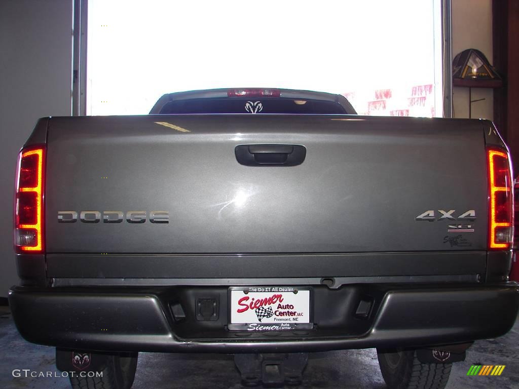 2003 Ram 1500 SLT Quad Cab 4x4 - Graphite Metallic / Dark Slate Gray photo #7