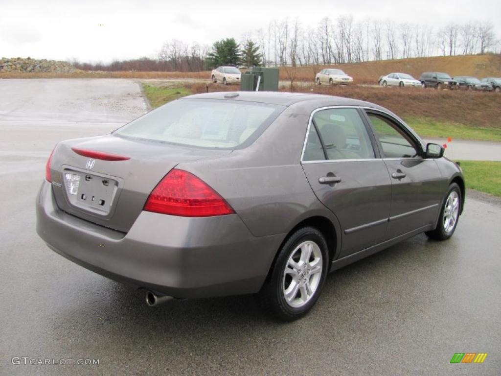 2007 Accord EX-L Sedan - Carbon Bronze Pearl / Ivory photo #11