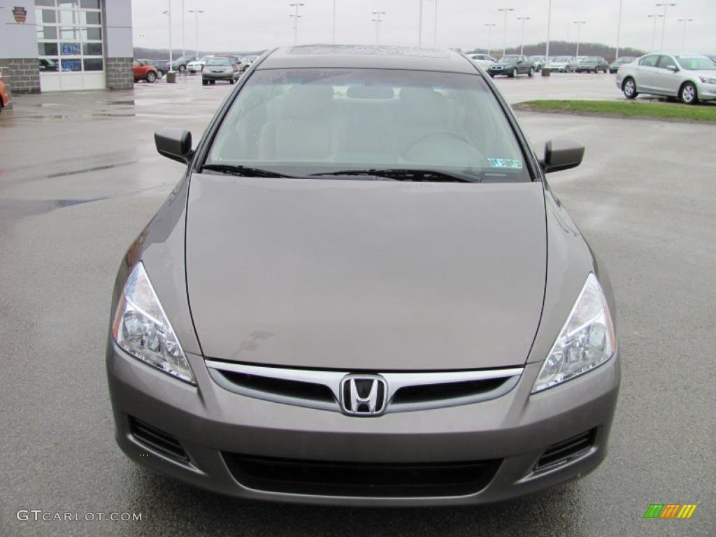 2007 Accord EX-L Sedan - Carbon Bronze Pearl / Ivory photo #13