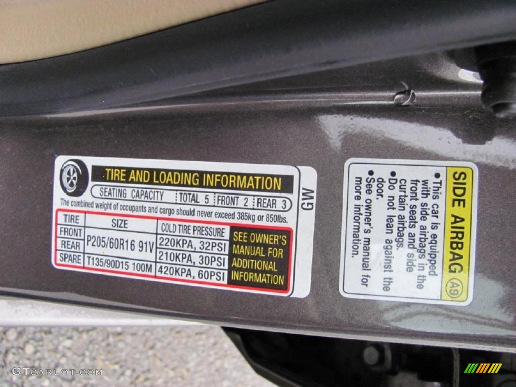 2007 Accord EX-L Sedan - Carbon Bronze Pearl / Ivory photo #18