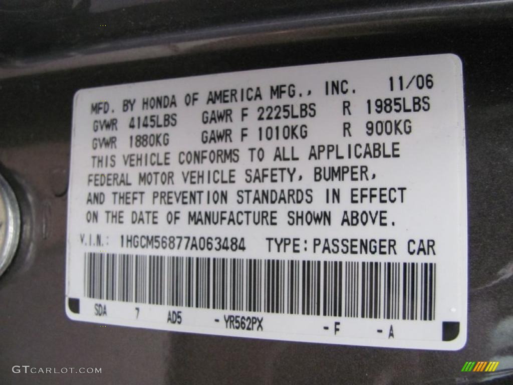 2007 Accord EX-L Sedan - Carbon Bronze Pearl / Ivory photo #19