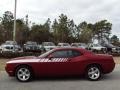 2009 Inferno Red Crystal Pearl Coat Dodge Challenger SE  photo #2