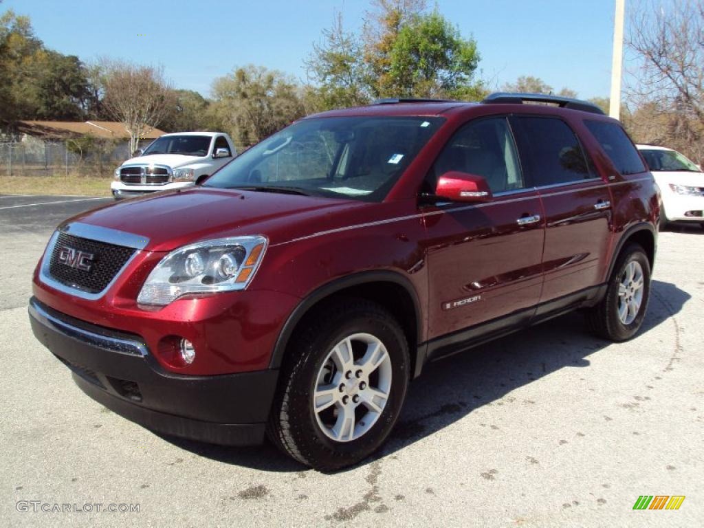 2007 Acadia SLT - Red Jewel Tintcoat / Titanium photo #1