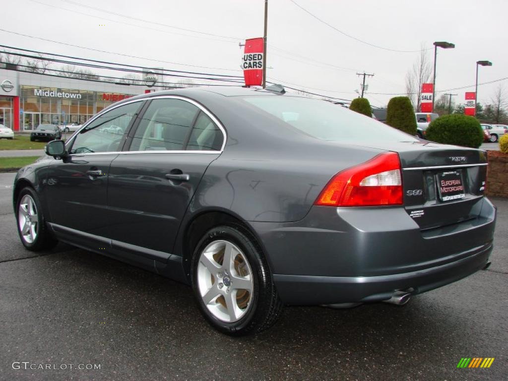 2008 S80 T6 AWD - Titanium Gray Metallic / Anthracite Black photo #3