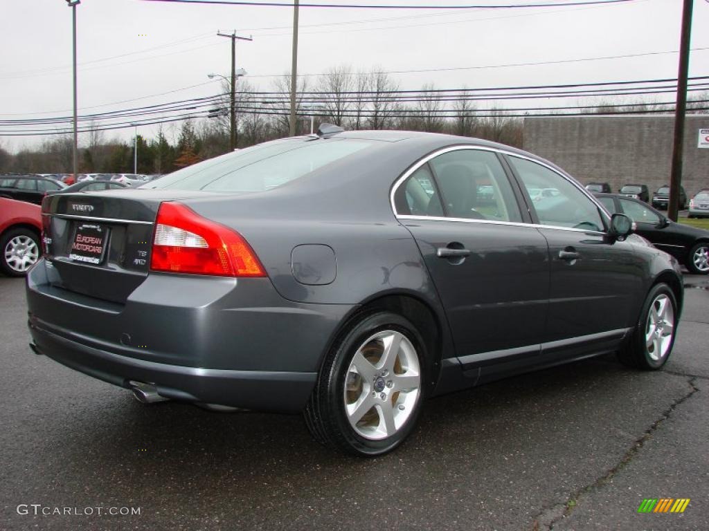 2008 S80 T6 AWD - Titanium Gray Metallic / Anthracite Black photo #4
