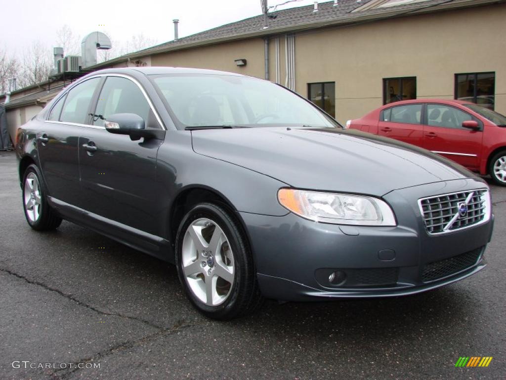 2008 S80 T6 AWD - Titanium Gray Metallic / Anthracite Black photo #6