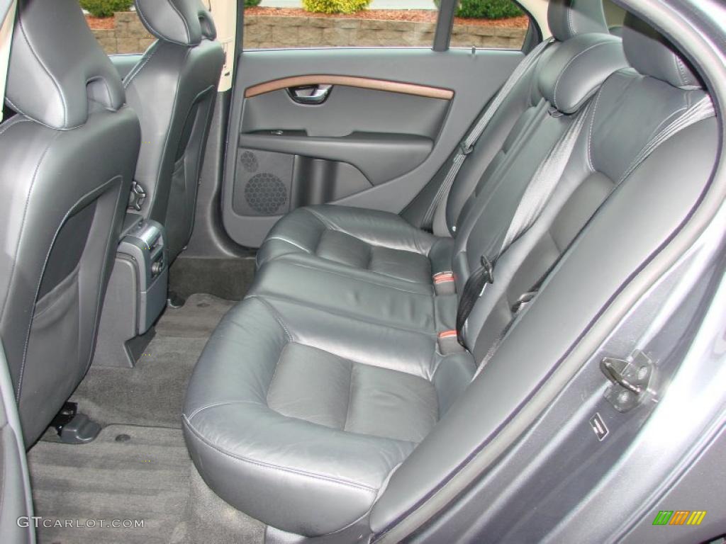 2008 S80 T6 AWD - Titanium Gray Metallic / Anthracite Black photo #12