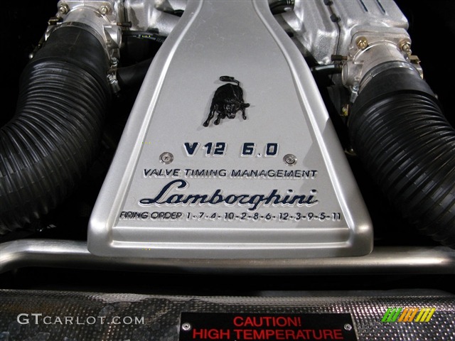 2001 Lamborghini Diablo 6.0 6.0 Liter DOHC 48-Valve V12 Engine Photo #275338