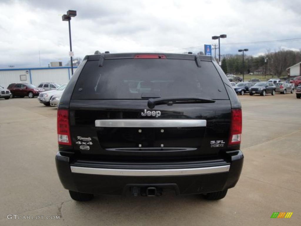 2006 Grand Cherokee Overland 4x4 - Black / Medium Slate Gray photo #4